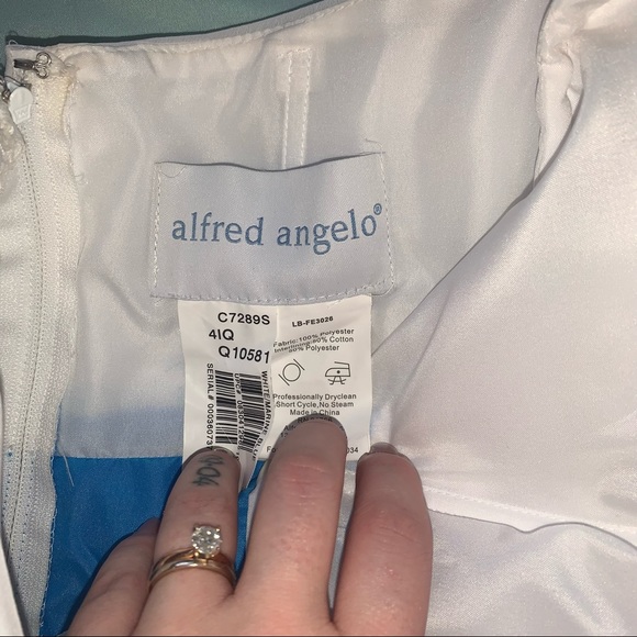 Strapless Chiffon Alfred Angelo Dress - Picture 4 of 4